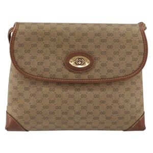 Gucci Micro GG Supreme Shoulder Bag Beige